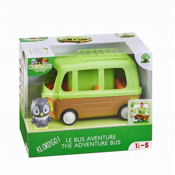 Klorofil Bus voller Abenteuer mit Tieren, Spiel für Kinder ab 18 Monaten