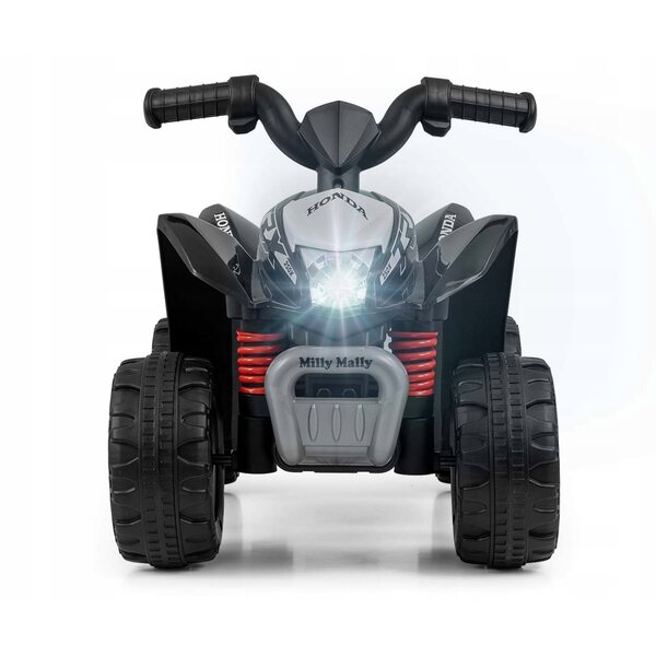 Elektrisches Quad Honda ATV Schwarz für Kinder ab 2 Jahren mit Licht und Sound