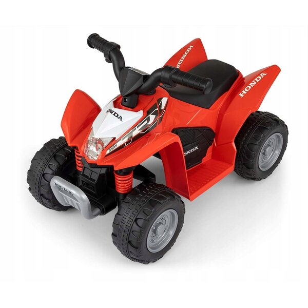 Quad Elettrico per Bambini Honda ATV Milly Mally Rosso 24M+ con Luci e Suoni