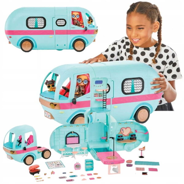 Super Camper LOL Surprise 4in1 mit Schwimmbad, Bar und Gehweg: ein perfektes Geschenk für Kinder