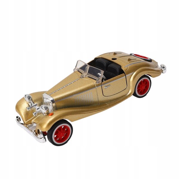Modello Auto Cabrio Vintage in Metallo Scala 1:32 - Giocattolo Educativo Sicuro