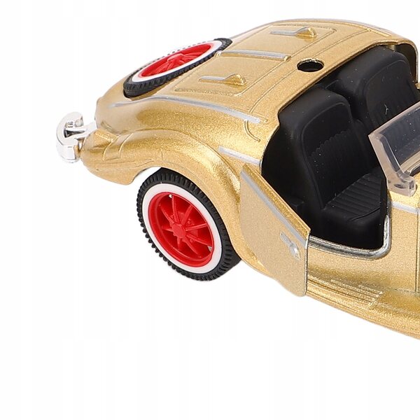Modello Auto Cabrio Vintage in Metallo Scala 1:32 - Giocattolo Educativo Sicuro