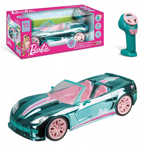 Barbie Dream Car Cabriolet 40 cm rosa ferngesteuertes Auto für Kinder