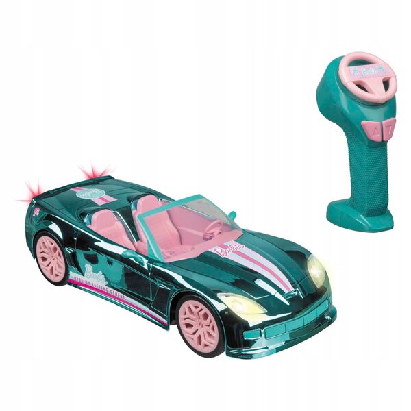 Barbie Dream Car Cabriolet 40 cm rosa ferngesteuertes Auto für Kinder