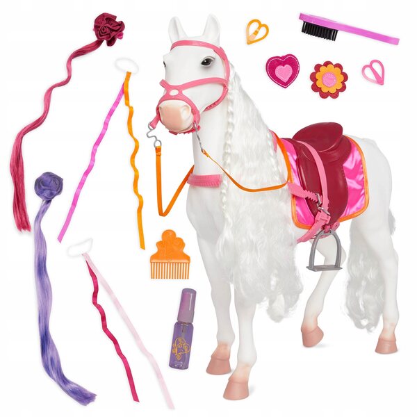 Großes Pferd für 46 cm große CAMARILLO-Puppen mit Zubehör zum Kämmen und Spielen