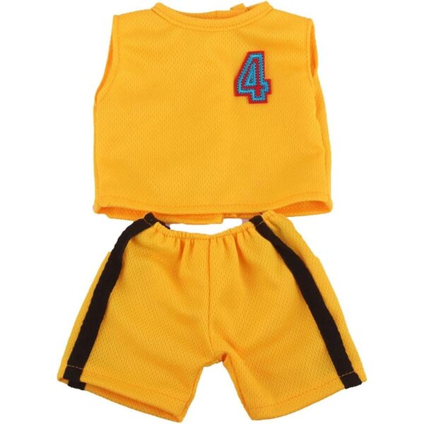 18-Zoll-Puppenkleidungsset | Sportoberteile und Stretchshorts