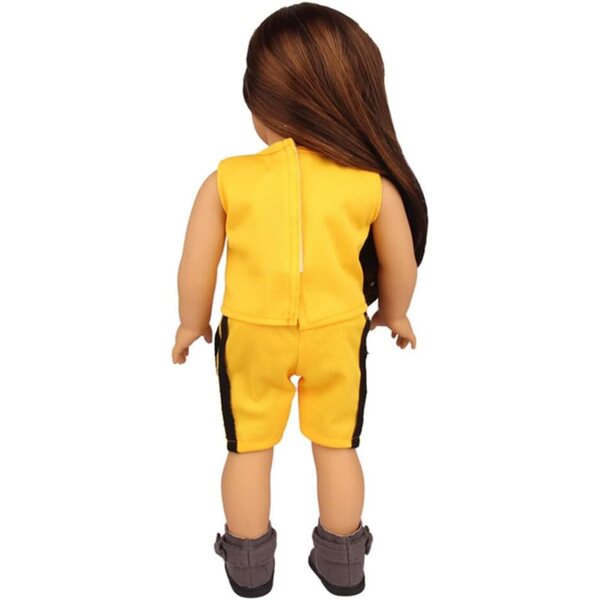 18-Zoll-Puppenkleidungsset | Sportoberteile und Stretchshorts