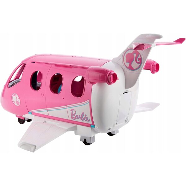Barbie Samolot mit Pilotenpuppe und Zubehör für Mädchen ab 3 Jahren