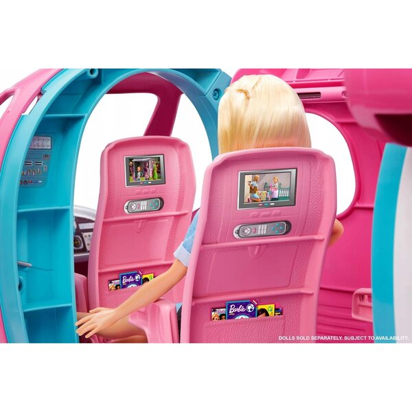 Barbie Samolot mit Pilotenpuppe und Zubehör für Mädchen ab 3 Jahren