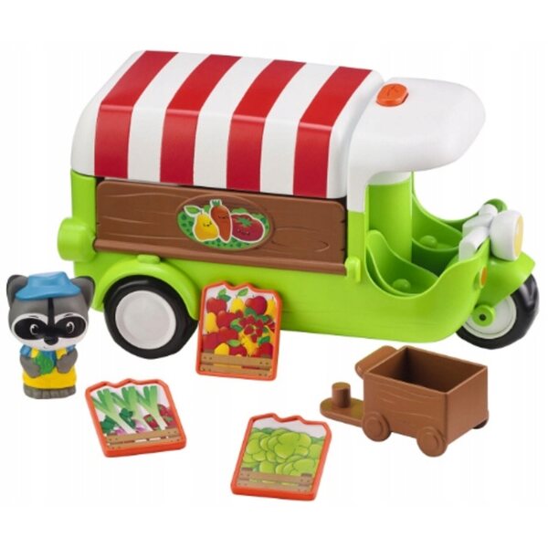 Klorofil Food Truck Owocowo-Warzywny Spielzeug für Kinder ab 18 Monaten