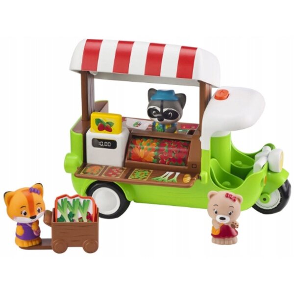 Klorofil Food Truck Owocowo-Warzywny Spielzeug für Kinder ab 18 Monaten