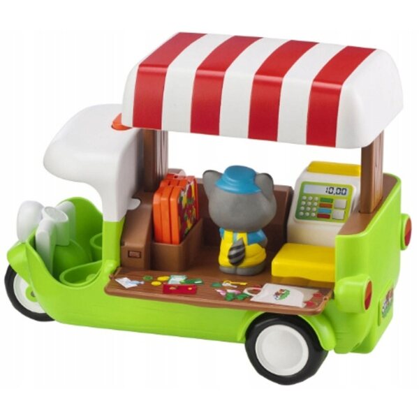 Klorofil Food Truck Owocowo-Warzywny Spielzeug für Kinder ab 18 Monaten