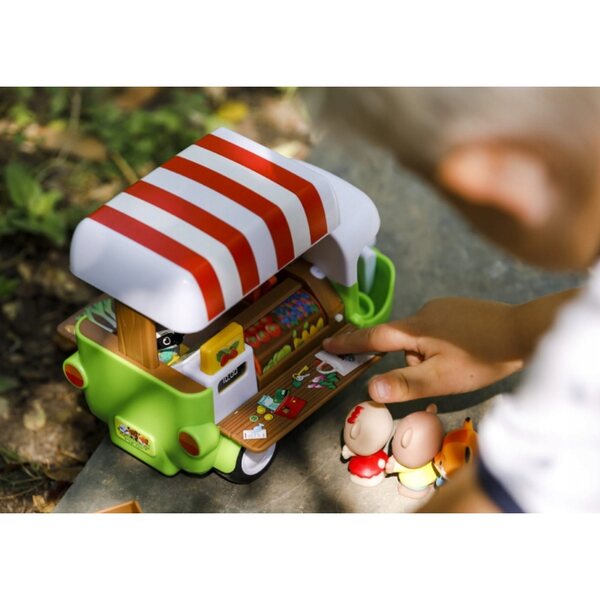 Klorofil Food Truck Owocowo-Warzywny Spielzeug für Kinder ab 18 Monaten