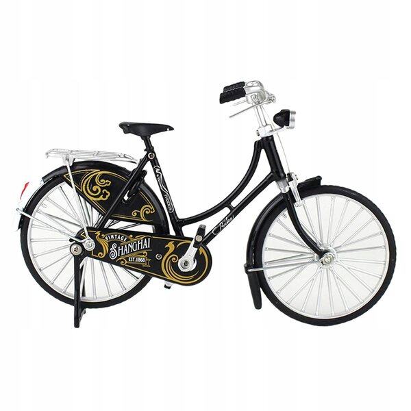 Modello Miniatura Bicicletta da Montagna Nero - Decorazione e Collezione