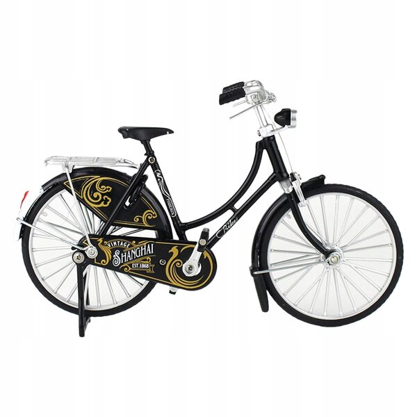 Modello Miniatura Bicicletta da Montagna Nero - Decorazione e Collezione
