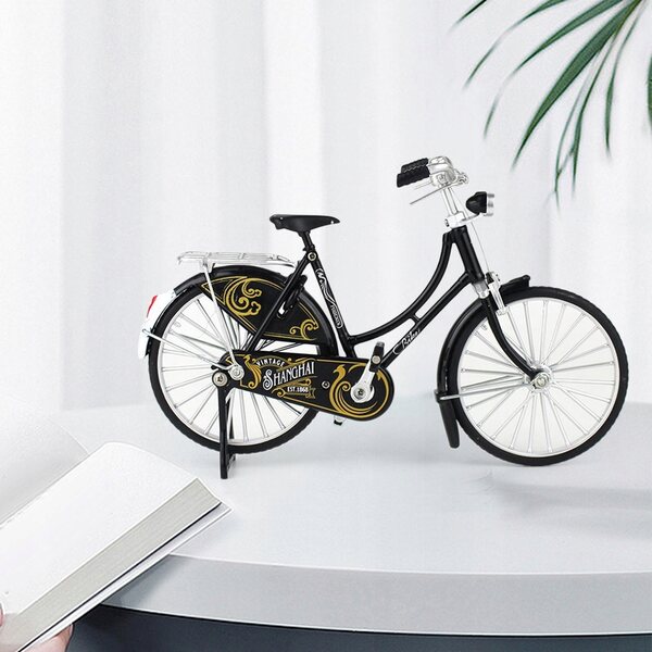 Modello Miniatura Bicicletta da Montagna Nero - Decorazione e Collezione