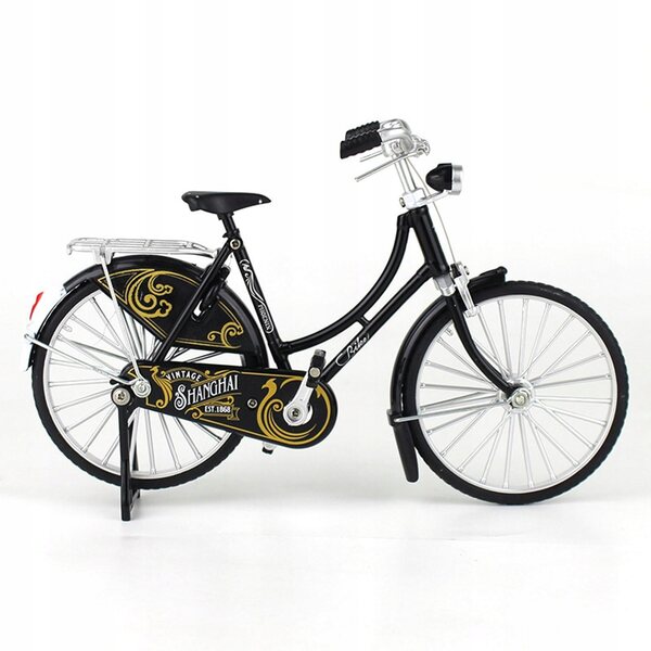 Modello Miniatura Bicicletta da Montagna Nero - Decorazione e Collezione