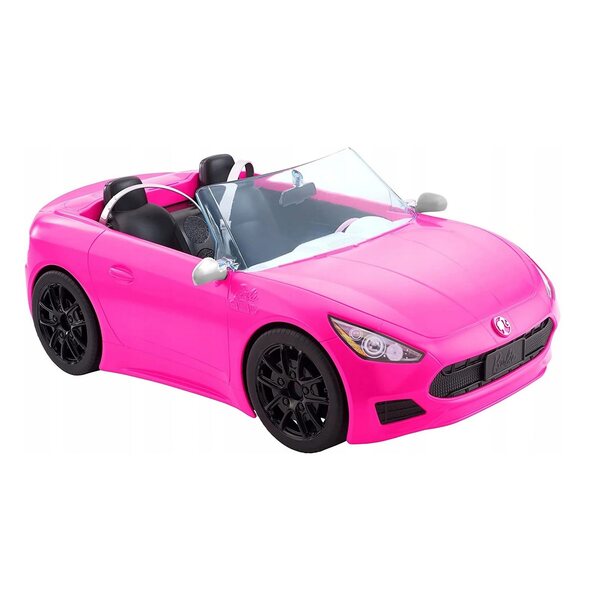 Barbie Pink Sports Cabriolet Auto für Kinder ab 3 Jahren mit realistischen Details