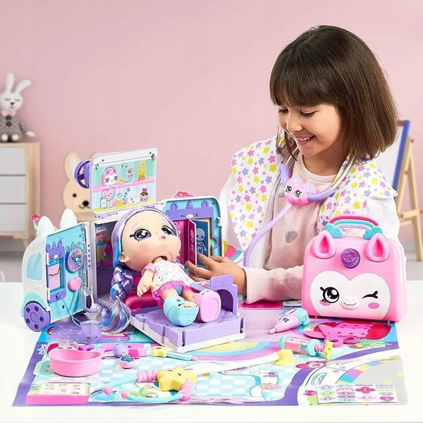 Kindi Kids Einhorn-Rettungswagen 2in1 für Kinder ab 3 Jahren
