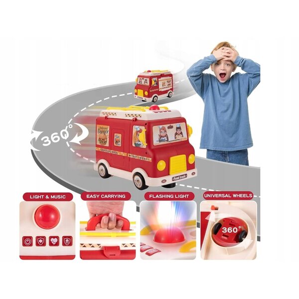 Auto FoodTruck Mobilny Megafon Dzwieki Syrena Nagrywanie