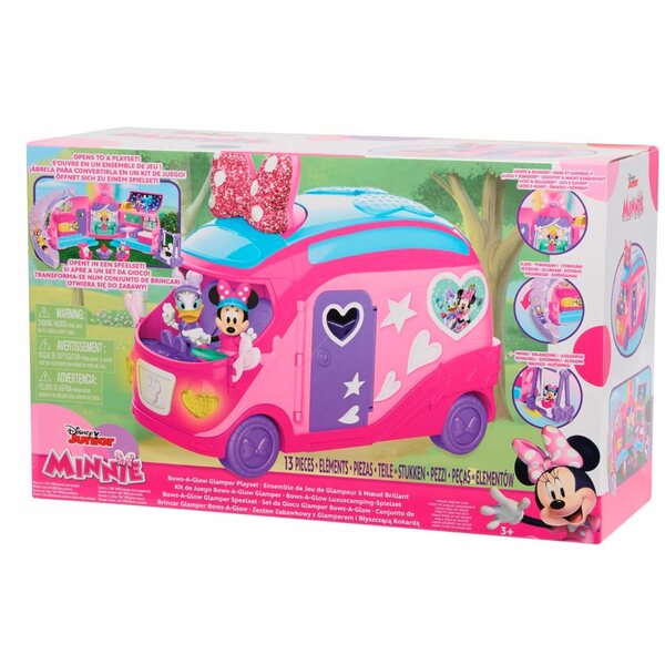 Kamper Minnie Mouse mit 13 Zubehörteilen, Licht- und Soundeffekten, kreatives Spielzeug