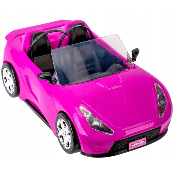 Großes rosafarbenes Cabriolet für NORIMPEX-Puppen – Plastikspiel für 3+ Jahre