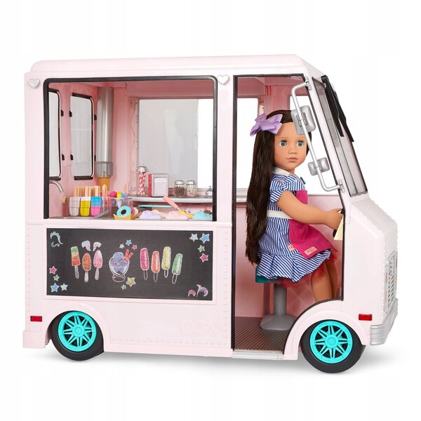 Our Generation: Camion gelato con luci, suoni e accessori inclusi per bambini 3+