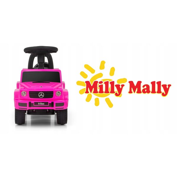 Autoveicolo Mercedes G350d Ride On Milly Mally Rosa per Bambini 12+ Mesi