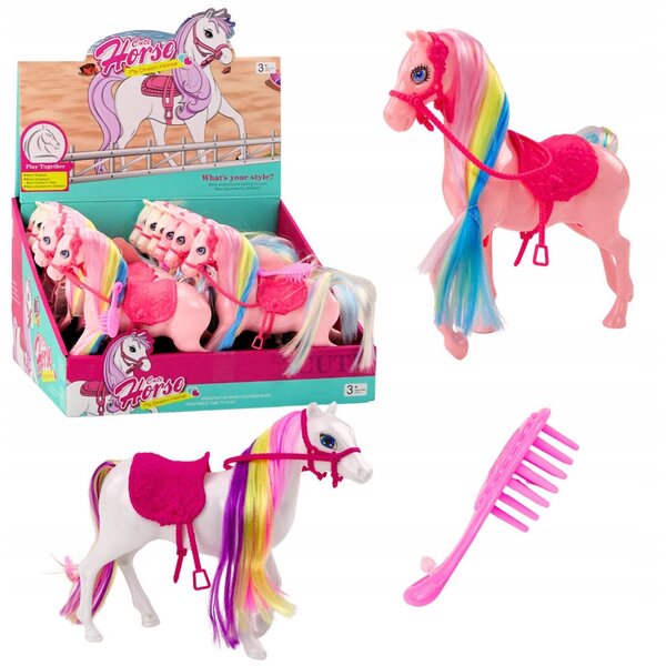 Giocattolo Cavallo con Criniera Arcobaleno per Bambini - Idea Regalo Creativa