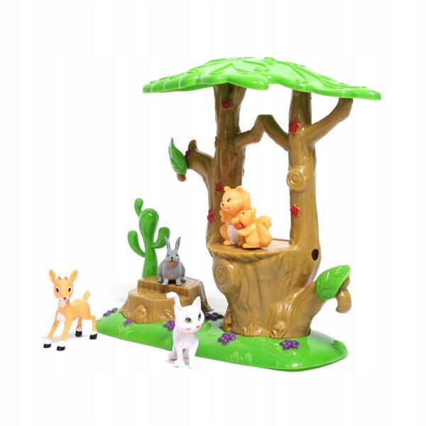 Set figure karoca e cavallo con principessa e animali Midex per bambini 3+