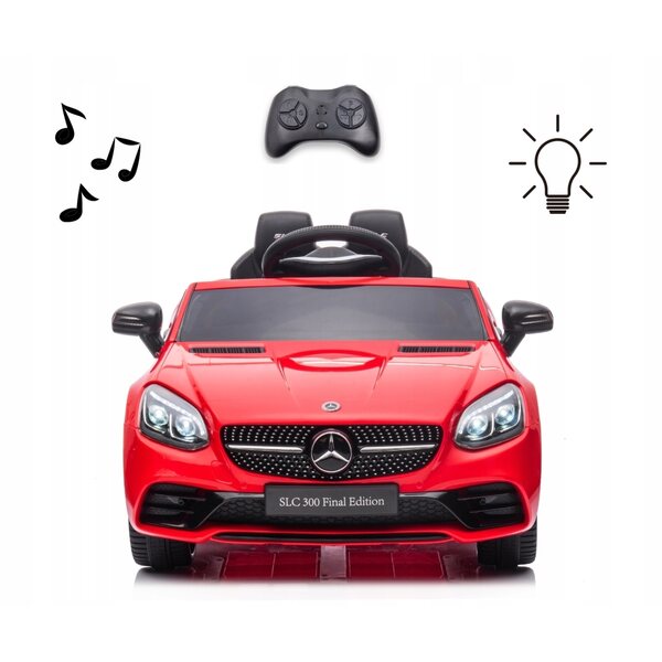Elektroauto für Kinder Milly Mally Mercedes SLC 3-7 Jahre rot mit Fernbedienung