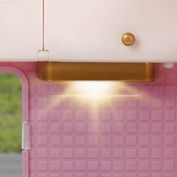 LORI Pink Camper für 6-Zoll-Puppen – Campinganhänger mit Zubehör