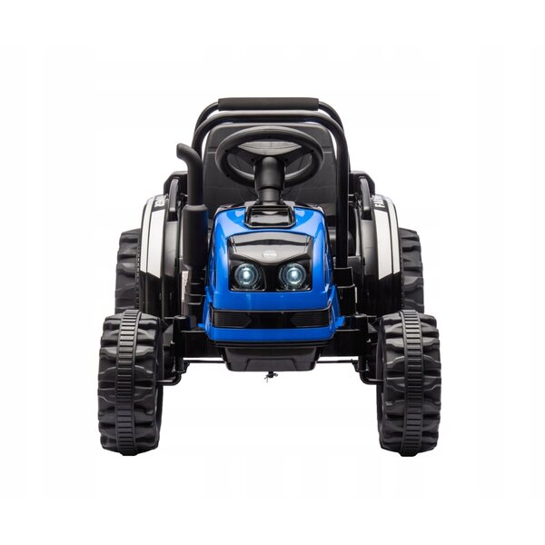 Trattore a Batteria con Rimorchio Milly Mally Farmer Blue per Bambini 3-5 Anni