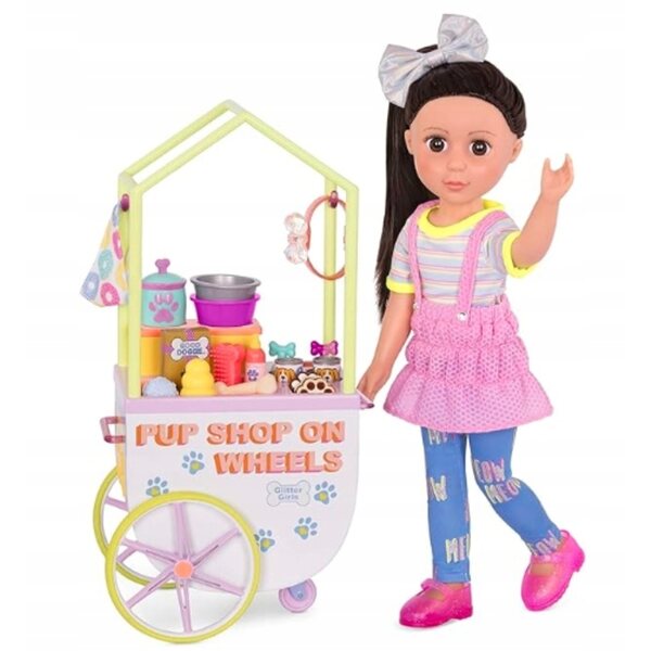 Set negozio per cuccioli su ruote - Set gioco creativo Glitter Girls
