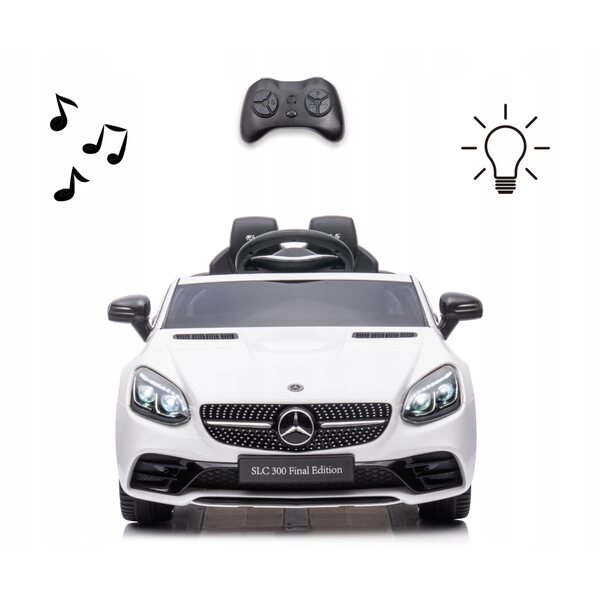 Elektroauto für Kinder Milly Mally Mercedes-Benz SLC weiß 3+ Jahre