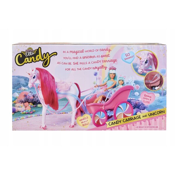 Karoca und Unicorn Dream Ella Candy für Kinder mit Glitzerdetails