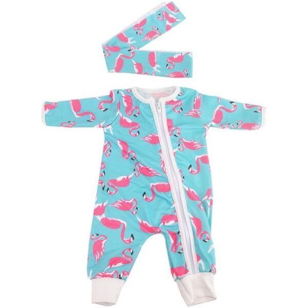 Kleidung für 18-Zoll-amerikanische Puppen – 2-teiliges Pyjama- und Zubehör-Set