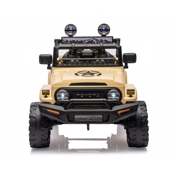 Auto elettrico Toyota FJ Cruiser per bambini 3+ con LED, MP3 e telecomando 30W