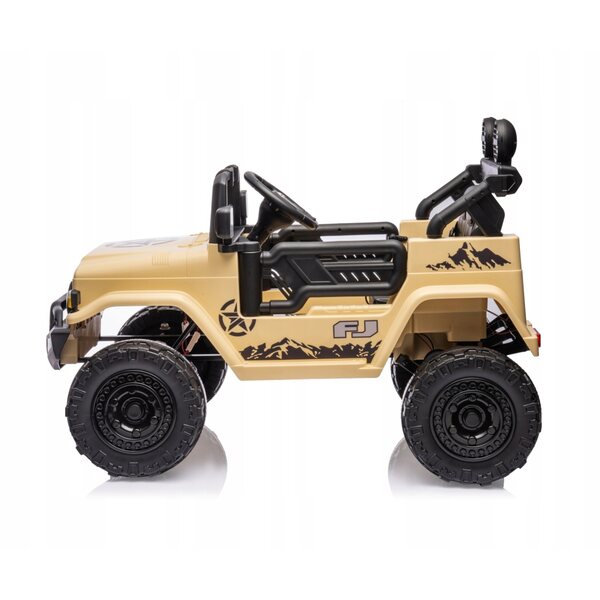 Auto elettrico Toyota FJ Cruiser per bambini 3+ con LED, MP3 e telecomando 30W