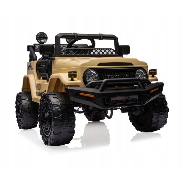 Auto elettrico Toyota FJ Cruiser per bambini 3+ con LED, MP3 e telecomando 30W