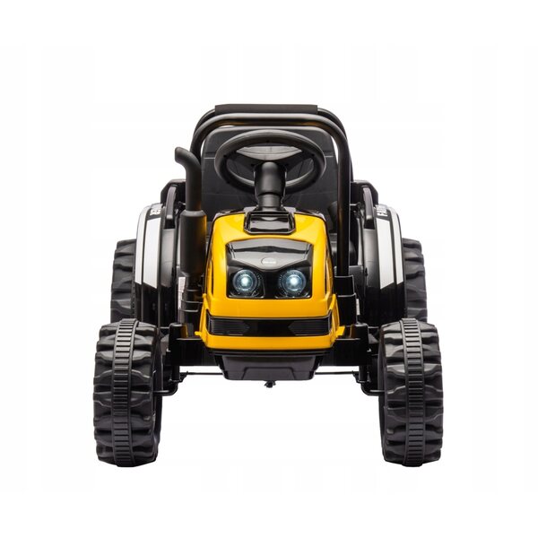 Milly Mally Elektrotraktor mit gelbem Bauernanhänger für Kinder von 3–5 Jahren