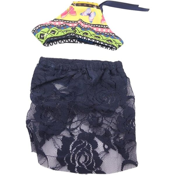 18-Zoll-Puppenkleidung – 2-teiliger Bikini-Badeanzug für 43–46 cm große Puppen