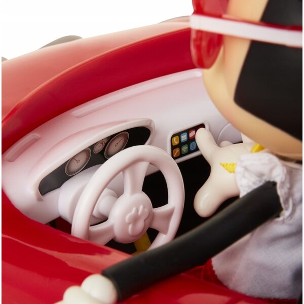Set Minnie Mouse mit rotem Cabriolet-Auto für Kinder ab 3 Jahren