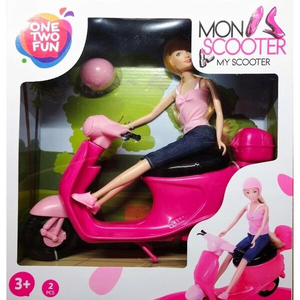 One Two Fun Toy Set: Roller und Puppe für Kinder ab 3 Jahren