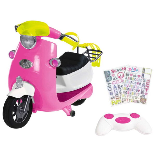 Skuter RC Baby Born – Interaktives Fahrzeug mit Lichtern, Sounds und Fernbedienung