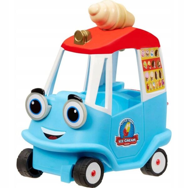 Little Tikes Let's Go Cozy Coupé-Miniauto mit Eiswagen für Kinder ab 3 Jahren