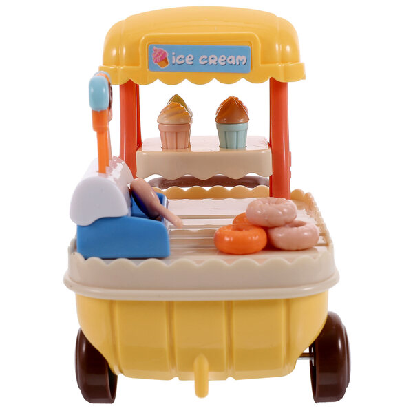 Miniatura Carretto dei Gelati in Plastica per Decorazione e Gioco Bambini