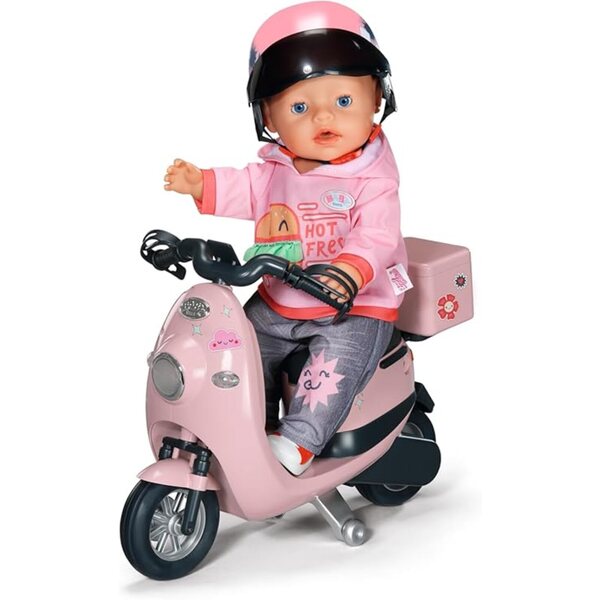 BABY Born E-Scooter Ferngesteuerter Roller für eine Puppe mit Lichteffekten