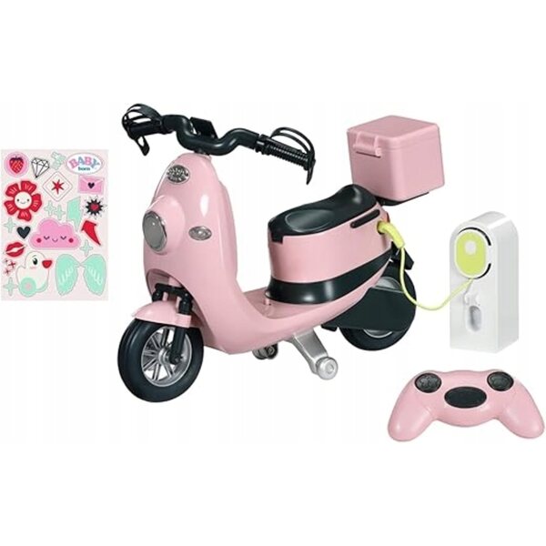 BABY Born E-Scooter Ferngesteuerter Roller für eine Puppe mit Lichteffekten