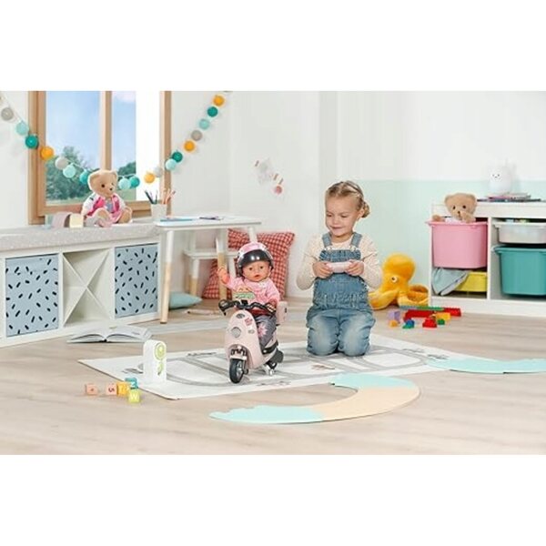 BABY Born E-Scooter Ferngesteuerter Roller für eine Puppe mit Lichteffekten
